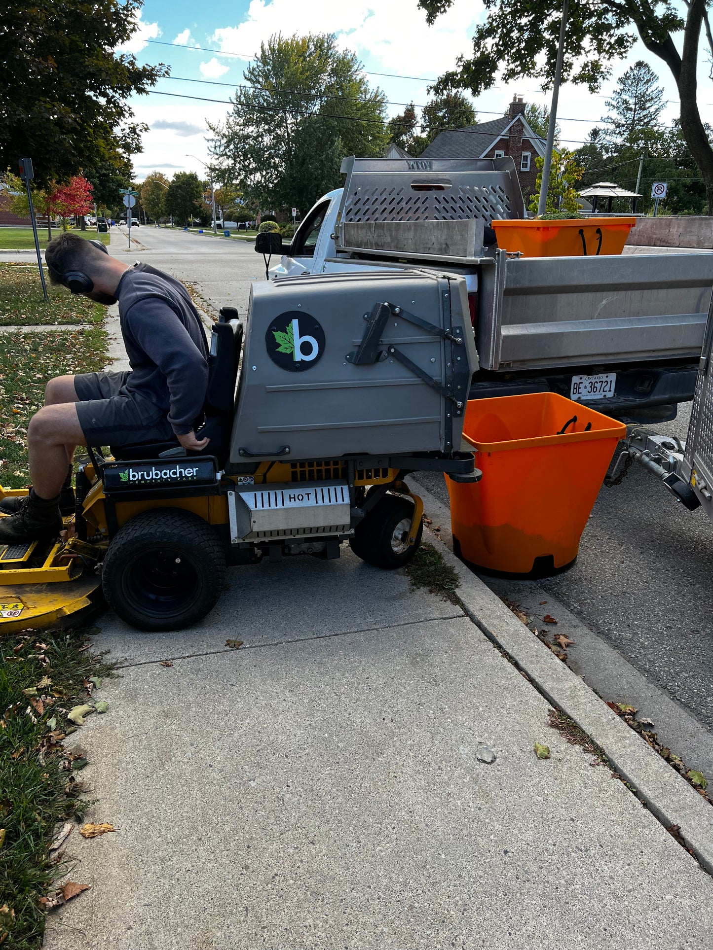 The Square Barrel | Landscape Construction Debris Barrel
