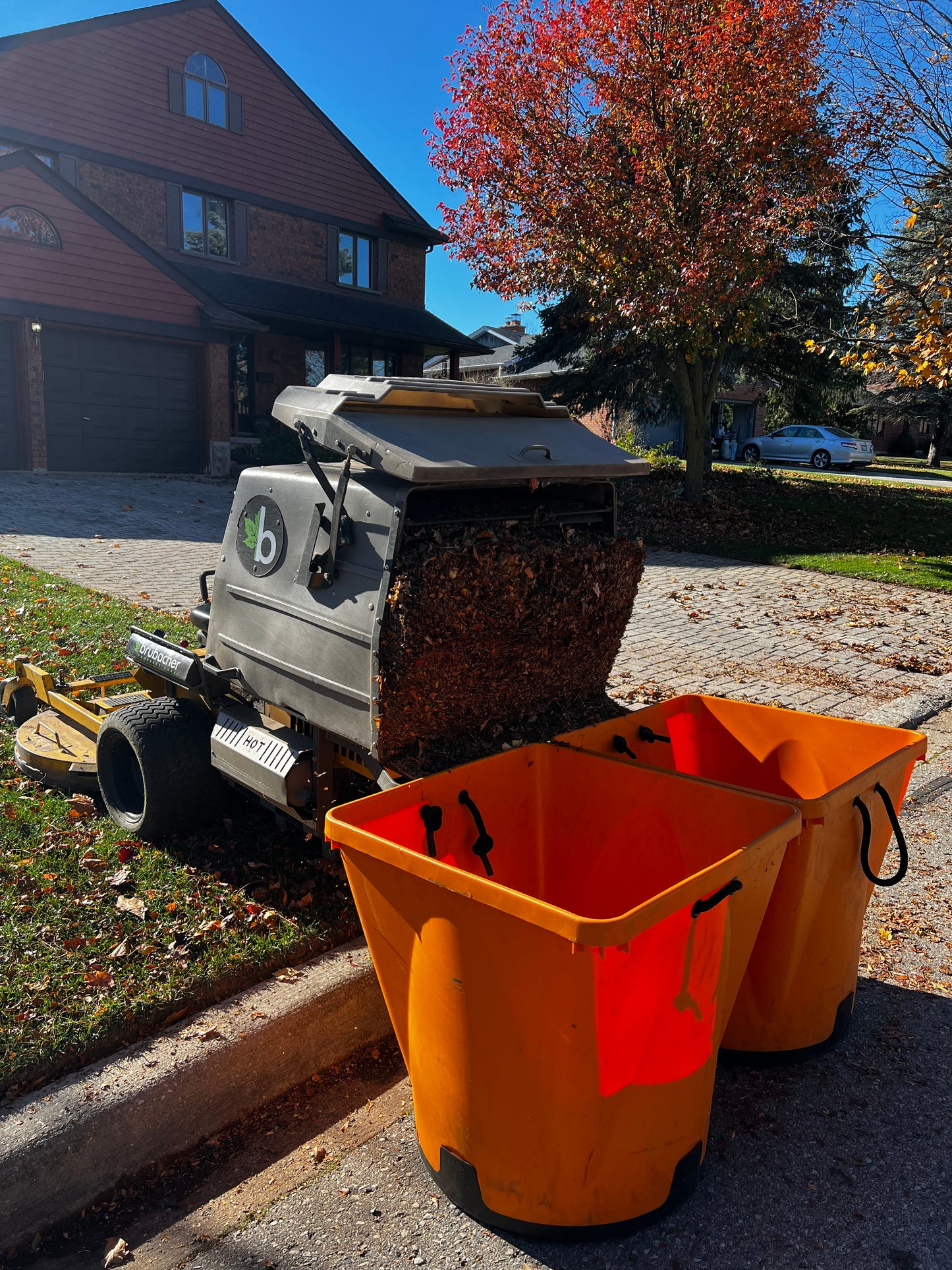 The Square Barrel | Landscape Construction Debris Barrel